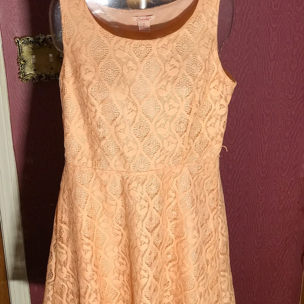 Summer Dress Brown &Tan byR&M Richards - Picture 5 of 8